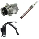 CK1707 - : A/C Compressor Kit -- Short Compressor Replacement Kit - Front for UAC Image