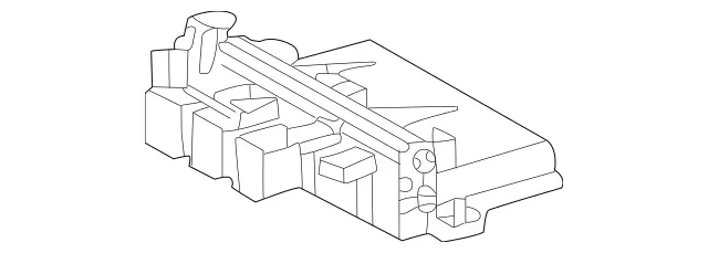 2305450401 - Electrical Equipment and Instruments: Fuse Box for Mercedes-Benz: SL500, SL55 AMG, SL550, SL600, SL63 AMG, SL65 AMG Image image