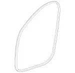 20569700519G44 - Body: Surround Weather-strip for Mercedes-Benz Image