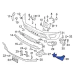 KB3Z17778A - Body: Gravel Deflector for Ford: Ranger Image