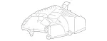 2238304705 - : Housing, Air Intake for Mercedes-Benz Image