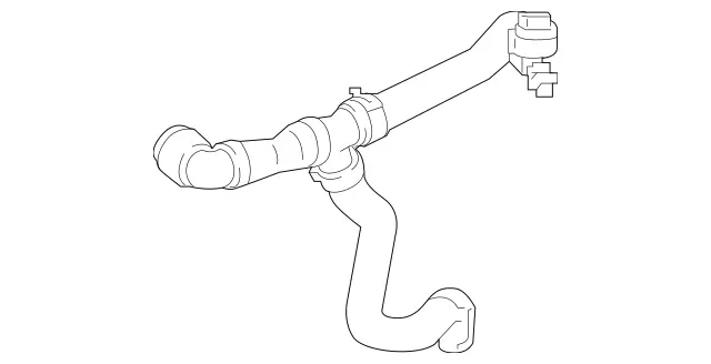 2575011900 - Radiator: Coolant Hose for Mercedes-Benz: CLS450, CLS53 AMG, E53 AMG Image image