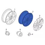 LJ8Z1007D - : Wheel Assembly for Ford Image