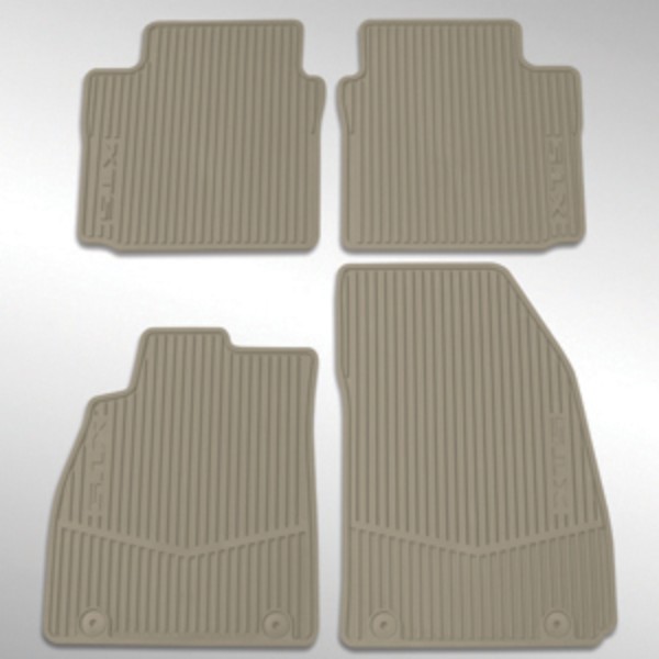 22780667 - : Front and Rear All-Weather Floor Mats in Dark Urban with XTS Logo for ACDelco Image