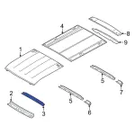 NK4Z6150244A - Body: Front Bow for Ford: E-Transit, Transit-150, Transit-250, Transit-350, Transit-350 HD Image