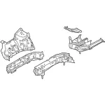 BT4Z16054C - Body: Apron/Rail Assembly for Ford: Edge | Lincoln: MKX Image