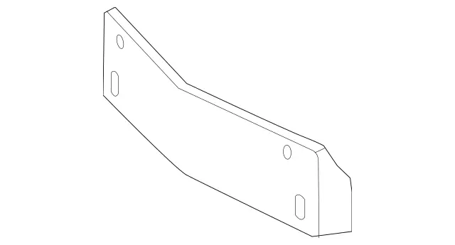 1728851581 - Attachment Parts: License Plate Holder for Mercedes-Benz: SLC300, SLC43 AMG, SLK250, SLK300, SLK350, SLK55 AMG Image image