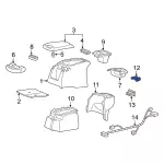 XF3Z19N236AA - Body: Power Outlet for Ford: Excursion, F-250 Super Duty, F-350 Super Duty, F-450 Super Duty, F-550 Super Duty, Windstar | Lincoln: Continental Image