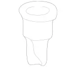 1706280069 - Cowl, Front Panel: Water Drain for Mercedes-Benz: SLK230, SLK320 Image