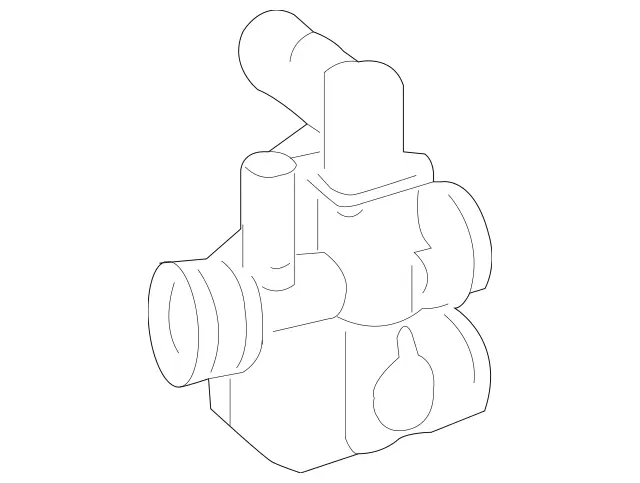 2118320684 - Heating and Ventilation: Valve for Mercedes-Benz: CLS500, CLS55 AMG, CLS550, CLS63 AMG, E320, E500, E55 AMG Image image