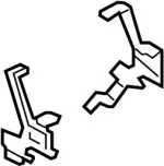 280383JA0A - Body: Panel Assembly Bracket for INFINITI: JX35, QX60 Image image