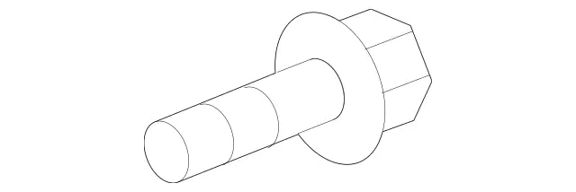 6383 - Windshield Washer System, Emergency Equipment: Hexagon Head Bolt for Mercedes-Benz: G500, G550, G580, G63 4x4 Squared AMG, G63 AMG, GL350, GL450, GL550, GL63 AMG, GLE300d, GLE350, GLE400, GLE43 AMG, GLE450, GLE450 AMG, GLE450e, GLE53 AMG, GLE550e, GLE580, GLE63 AMG, GLE63 AMG S, GLS350d, GLS450, GLS550, GLS580, GLS63 AMG, Maybach GLS600, ML250, ML350, ML400, ML550, ML63 AMG Image image