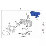 ML3Z17D742FA - Body: Mirror Cover for Ford Image