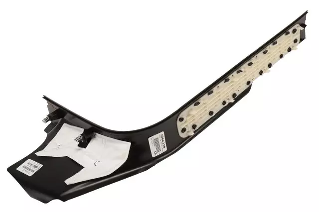 Driver Side Door Sill Plate in Black with Clips - GM (23433405)