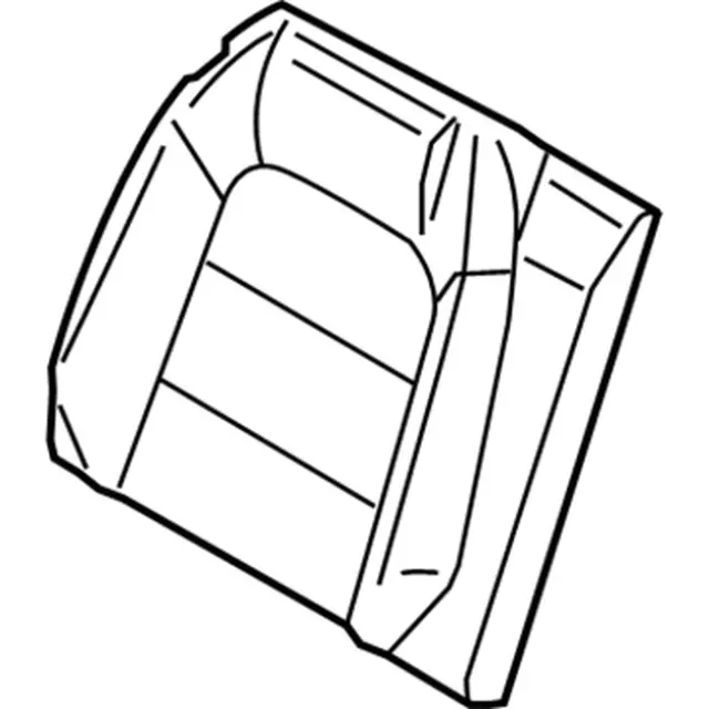 FR3Z6366600CM - Body: Seat Back Cover for Ford: Mustang Image