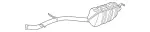 2194904521 - Exhaust System: Exhaust Pipe for Mercedes-Benz: CLS550 Image