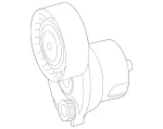 2542002300 - : Belt Tensioner for Mercedes-Benz Image