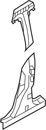 76514AL500 - Body: Center Pillar Reinforced for Infiniti Image