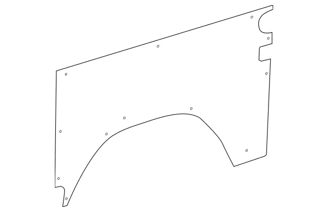 9066922706 - Body: Wheelhouse Trim for Mercedes-Benz: Sprinter 2500, Sprinter 3500 Image image