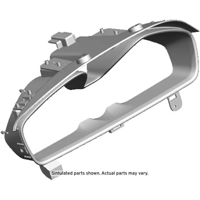 22926269 - : Ebony Instrument Panel Cluster Trim Panel for GM Image