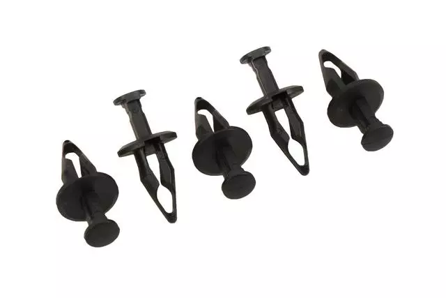 15993201 - Body: Exterior Molding Clip for Buick: Rainier | Cadillac: Escalade, Escalade ESV | Chevrolet: Blazer, S10, Silverado 1500, Silverado 1500 Classic, Silverado 2500, Silverado 2500 HD, Silverado 2500 HD Classic, Silverado 3500, Silverado 3500 Classic, Silverado 3500 HD, Tahoe, Trailblazer, Trailblazer EXT | GMC: Envoy, Envoy XL, Envoy XUV, Jimmy, Sierra 1500, Sierra 1500 Classic, Sierra 2500, Sierra 2500 HD, Sierra 2500 HD Classic, Sierra 3500, Sierra 3500 Classic, Sierra 3500 HD, Sonoma, Yukon | Oldsmobile: Bravada Image