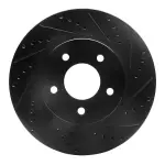 63347063R - : DFC Brake Rotor - Drilled and Slotted - Black for DYNAMIC FRICTION Image