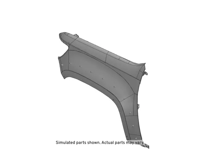 Sherman Replacement Part Compatible With CHEVROLET COLORADO Driver Side Front Fender Assy (Partslink Number GM1240307) (Capa Certified