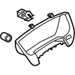 DB5Z78044D70BA - Body: Cluster Bezel for Ford: Police Interceptor Utility Image