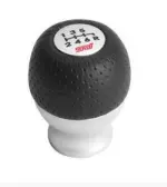 C1010VC100 - Interior: Sti Shift Knob 6spd M/T - Leather &amp; Aluminum for Subaru: Crosstrek, Forester, Impreza, Legacy, Outback, WRX Image