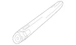 2478206500 - Electrical System: Wiper Arm for Mercedes-Benz Image