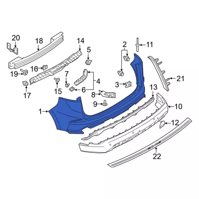 thumbnail image 2 of Motorcraft Genuine OEM Wiper Blade Set For 2016-2021 Ford Edge - 3 Pack (28/28/14) 2 of 5