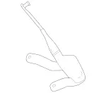 218820084464 - Electrical System: Wiper Arm for Mercedes-Benz Image
