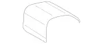 2028400007 - Rear Seat Bench: Flap for Mercedes-Benz Image