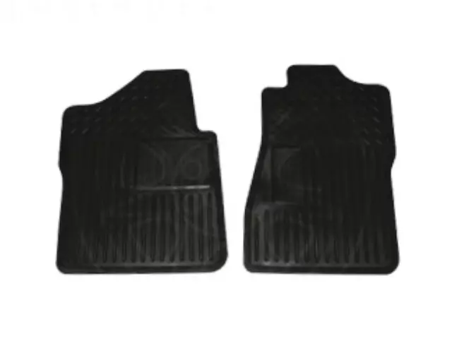 19257172 - Interior: Floor Mats - Production Vinyl - Ebony for Chevrolet: Silverado 1500, Silverado 1500 Classic, Silverado 1500 HD Classic, Silverado 2500 HD, Silverado 2500 HD Classic, Silverado 3500 Classic, Silverado 3500 HD | GMC: Sierra 1500, Sierra 1500 Classic, Sierra 1500 HD Classic, Sierra 2500 HD, Sierra 2500 HD Classic, Sierra 3500 Classic, Sierra 3500 HD Image