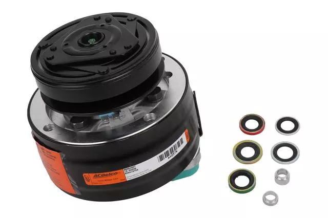 88964871 - : A/C Compressor for Buick: Century, Electra, LeSabre, Regal, Riviera | Cadillac: Brougham, DeVille, Eldorado, Fleetwood, Seville | Chevrolet: Blazer, C/K Pickup, Camaro, Caprice, Cavalier, Celebrity, Chevette, Citation II, El Camino, Impala, K5 Blazer, Monte Carlo, P20, P30, R10, R20, R2500, R30, R3500, Suburban C10, Suburban C20, Suburban K10, Suburban K20, Suburban R10, Suburban R1500, Suburban R20, Suburban R2500, Suburban V10, Suburban V1500, Suburban V20, Suburban V2500, V10, V20, V30, V3500 | GMC: C1500 Pickup, C2500 Pickup, C3500 Pickup, Caballero, Jimmy, K1500 Pickup, K2500 Pickup, K3500 Pickup, P2500, P3500, R1500 Pickup, R2500 Pickup, R3500 Pickup, Suburban C1500, Suburban C2500, Suburban K1500, Suburban K2500, Suburban R1500, Suburban R2500, V1500, V1500 Suburban, V2500, V2500 Suburban, V3500 | Oldsmobile: 98, Custom Cruiser, Cutlass Calais, Cutlass Ciera, Cutlass Cruiser, Cutlass Salon, Cutlass Supreme, Delta 88, Firenza, Omega, Toronado | Pontiac: 6000, Bonneville, Firebird, Grand Prix, J2000 Sunbird, Parisienne, Phoenix, Safari, Sunbird, T1000 Image