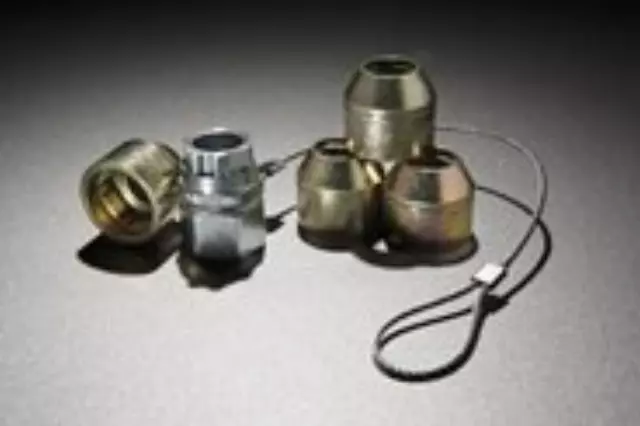 Wheel Locks - Zinc-Plated For Hidden Lugs - Ford (F5TZ-1A043-A)