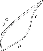 808304GA0A - Body: Door Weather-strip for Infiniti Image