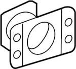 852111BA0A - Body: Stay for Infiniti Image