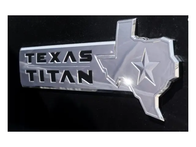 999G8W5000 - Exterior: Badge - Texas TITAN for Nissan Image