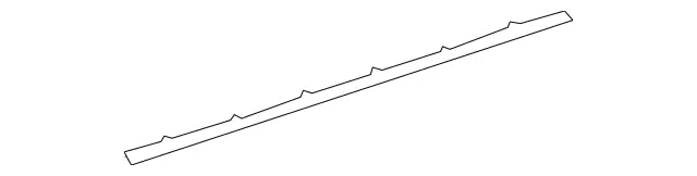 2237204200 - Front Door: Seal, Driver Door for Mercedes-Benz: 350SD, Maybach S580, Maybach S680, S500, S580, S580e, S63 AMG E Performance Image image