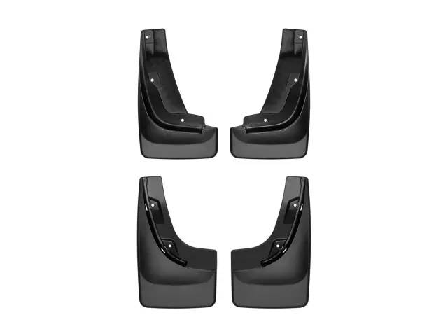 110096120096 - Accessories: Black MudFlap No-Drill DigitalFit® MudFlap Kit for WeatherTech Image