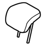 F1EZ58611A08AB - Body: Headrest, Center for FORD Image