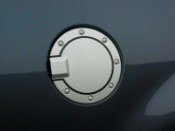 5L2Z78405A26AA - Exterior: Fuel Door, Aluminum for Ford: Explorer | Lincoln: Aviator Image