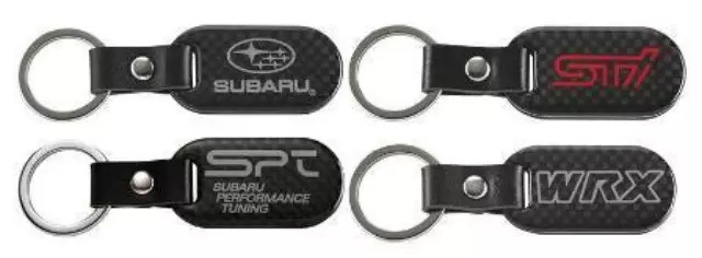 Key Chain - Carbon Fiber - Sti Logo - Subaru (soa342l156)