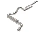 4943136P - : Apollo GT Series 3 IN 409 Stainless Steel Cat-Back Exhaust System w/ Polish Ti for aFe Power Image