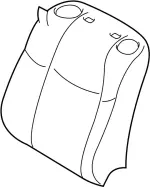 876701MA4B - Body: Seat Back Cover for Infiniti Image