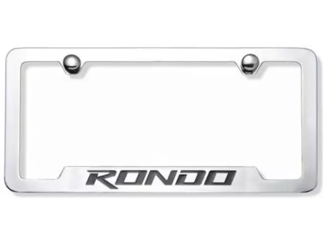 UR010AY100UN - Exterior: License Plate Frame - Chrome for Kia: Rondo Image