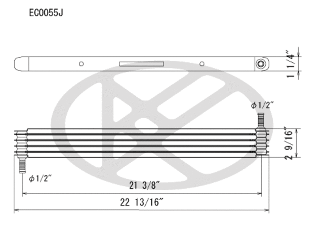 EC0055 - Cooling Systems: Koyorad Automatic Transmission Oil Cooler for Koyo Image
