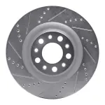 63116013L - : DFC Brake Rotor - Drilled and Slotted - Silver for DYNAMIC FRICTION Image