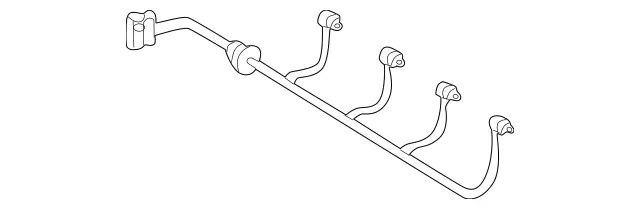 220540420864 - Attachment Parts: Wiring Harness for Mercedes-Benz Image